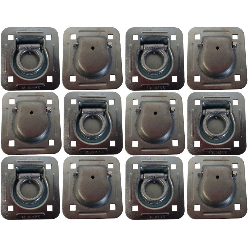 RDR5 Qty 12: 1-1/2" Bolt-on Recessed D-Ring Fits Universal Products