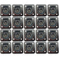 20 Pack Truck Trailer D-Ring 6,000 lb. Capacity Anchor Tie down Recessed D-Ring