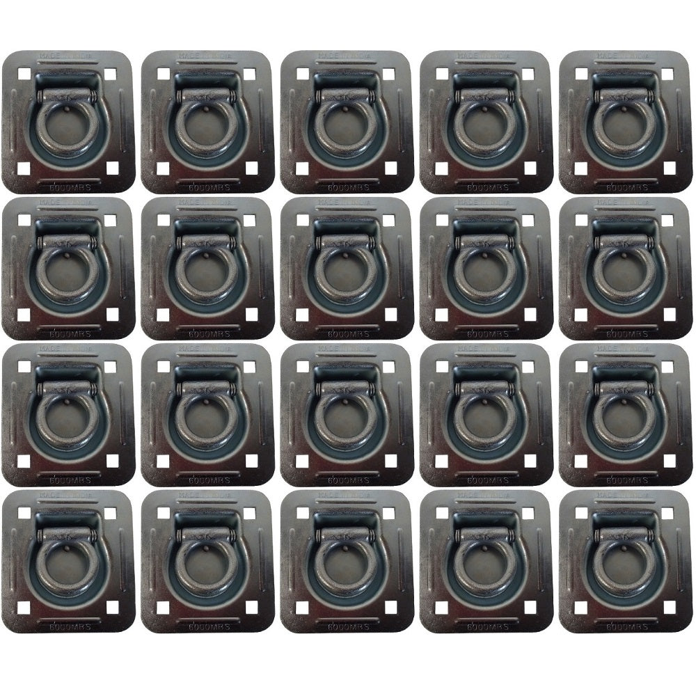 RDR5 Qty 20: 1-1/2" Bolt-on Recessed D-Ring Fits Universal Products