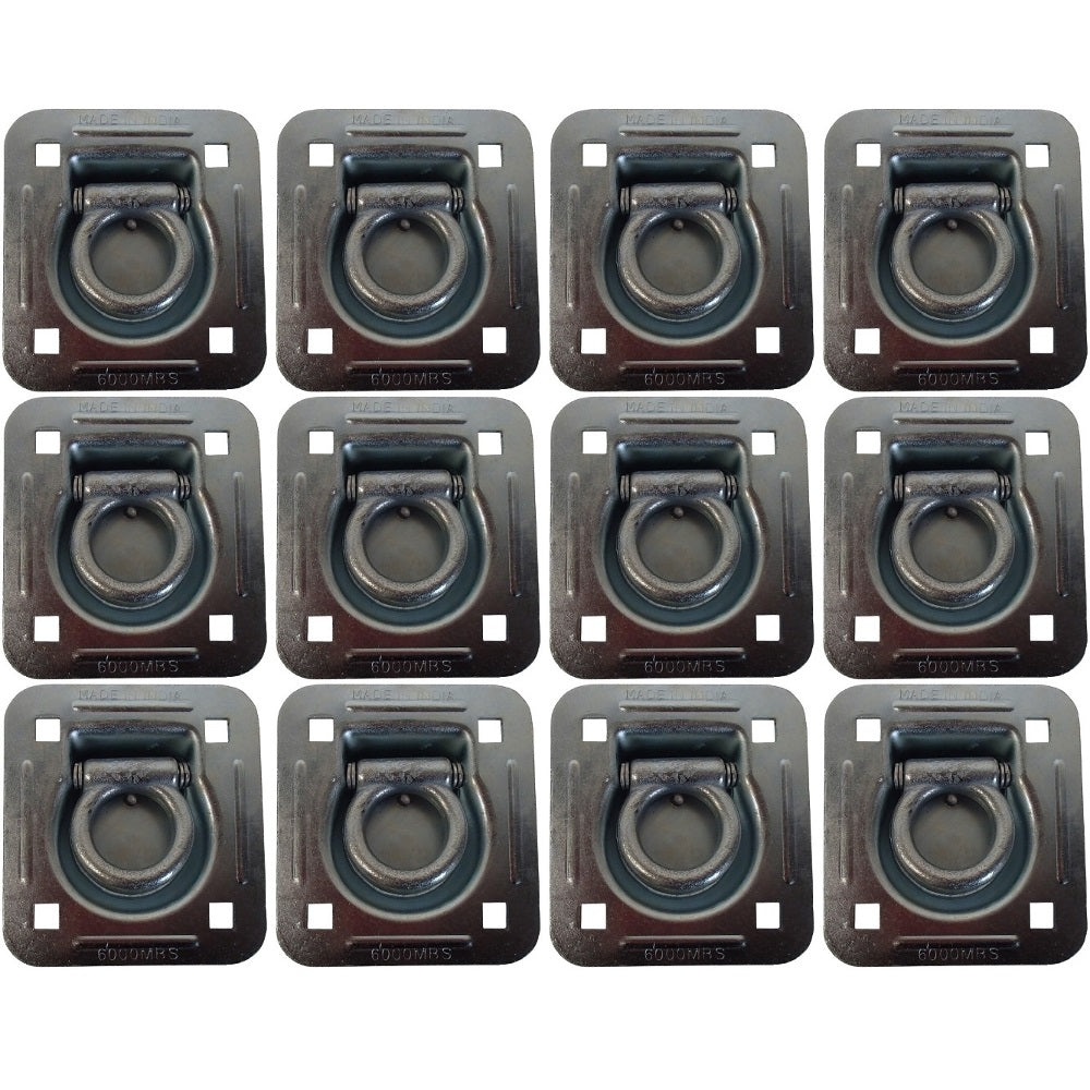 RDR5 Qty 12: 1-1/2" Bolt-on Recessed D-Ring Fits Universal Products