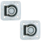 RDR5 Qty 2: 1-1/2" Bolt-on Recessed D-Ring Fits Universal Products