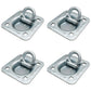 4 Recessed Anchor Point Tie Down Cargo Truck Container Quad Van Trailer D-Rings