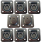 Qty 8: 1-1/2" Bolt-on Recessed D-Ring Fits Universal Products Replaces RDR5