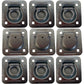 Qty 9: 1-1/2" Bolt-on Recessed D-Ring Fits Universal Products Replaces RDR5