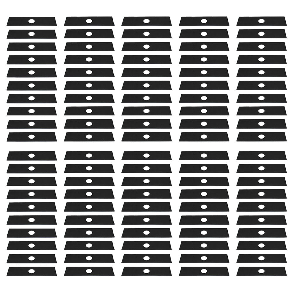 237001 Qty 100: 8" x 2" x 0.125" x 1" Edger Blade Fits Green Machine