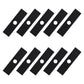 237001 Qty 10: 8" x 2" x 0.125" x 1" Edger Blade Fits Green Machine