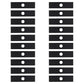 4133 713 4101 Qty 20: 8" x 2" x 0.125" x 1" Edger Blade Fits Stihl FC110 FC72