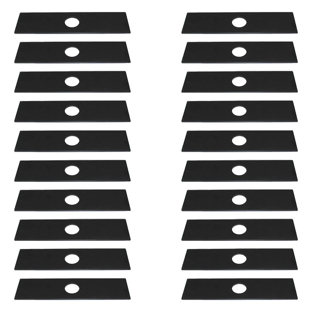 237001 Qty 20: 8" x 2" x 0.125" x 1" Edger Blade Fits Green Machine