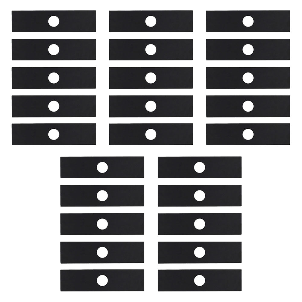 4133 713 4101 Qty (25) Edger Blade, 8" x 2" x 0.125" x 1"   Fits Stihl FC110