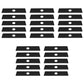 69601552632 Qty (25) Edger Blade, 8" x 2" x 0.125" x 1"   Fits Echo PAS2601