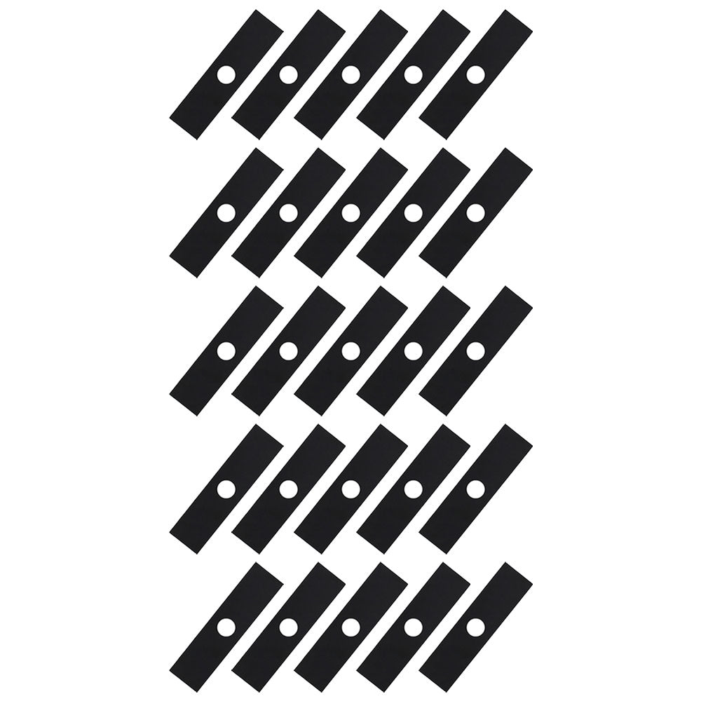 4133 713 4101 Qty (25) Edger Blade, 8" x 2" x 0.125" x 1"   Fits Stihl FC110