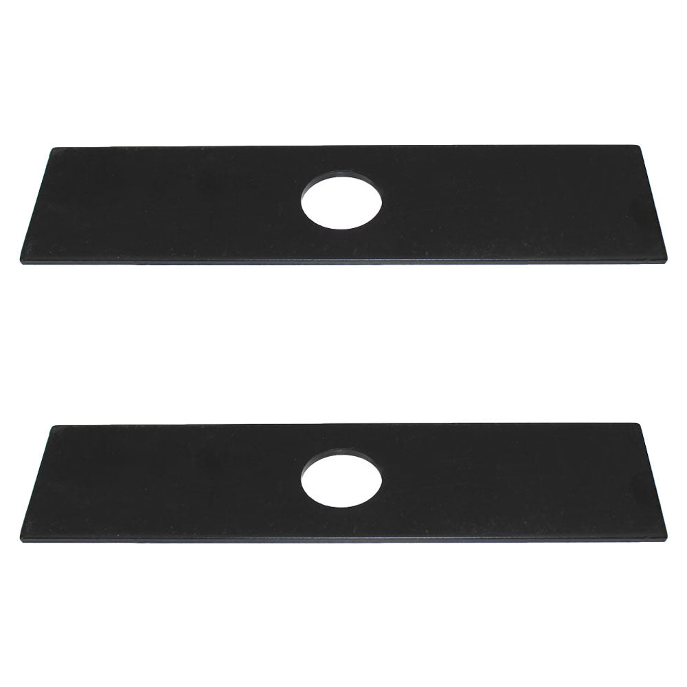 72950-92100 Qty 2: 8" x 2" x 0.125" x 1" Edger Blade  Fits Shindaiwa