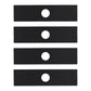 601000749 Qty 4: 8" x 2" x 0.125" x 1" Edger Blade  Fits Husqvarna