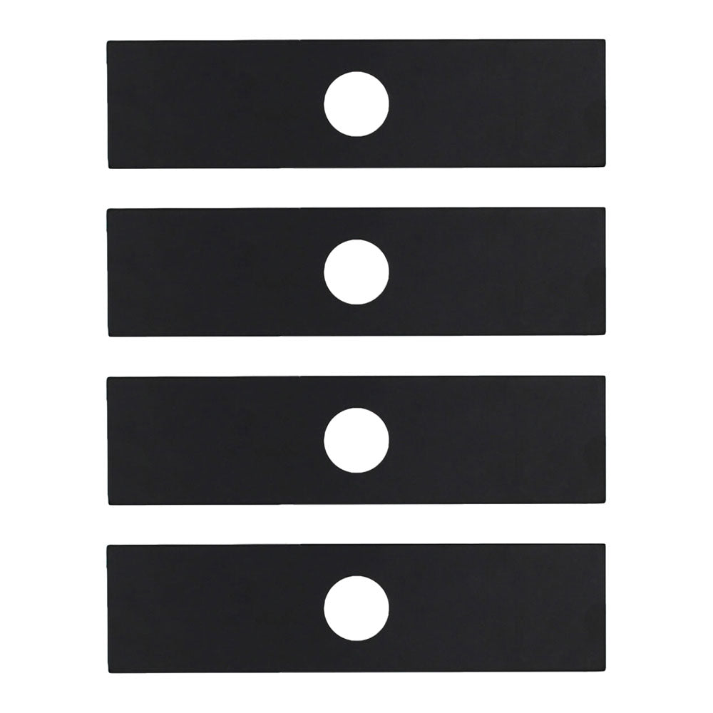 72950-92100 Qty 4: 8" x 2" x 0.125" x 1" Edger Blade  Fits Shindaiwa