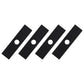 237001 Qty 4: 8" x 2" x 0.125" x 1" Edger Blade  Fits Green Machine
