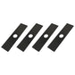 13940 Qty 4: 8" x 2" x 0.125" x 1" Edger Blade  Fits Universal Products