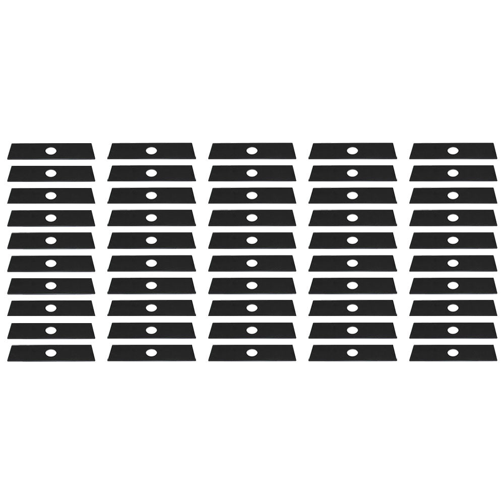 601000749 Qty 50: 8" x 2" x 0.125" x 1" Edger Blade Fits Husqvarna 426EX 525IECS