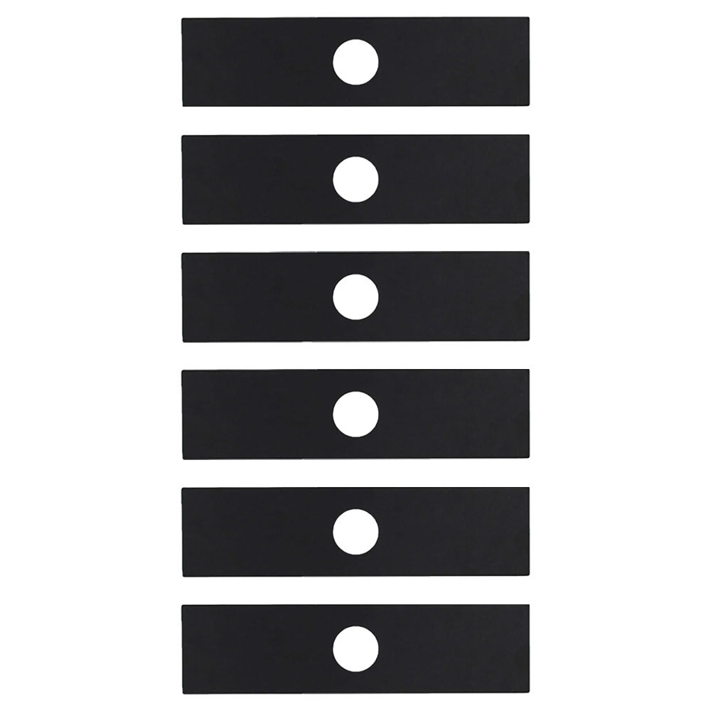 13940 Qty 6: 8" x 2" x 0.125" x 1" Edger Blade  Fits Universal Products