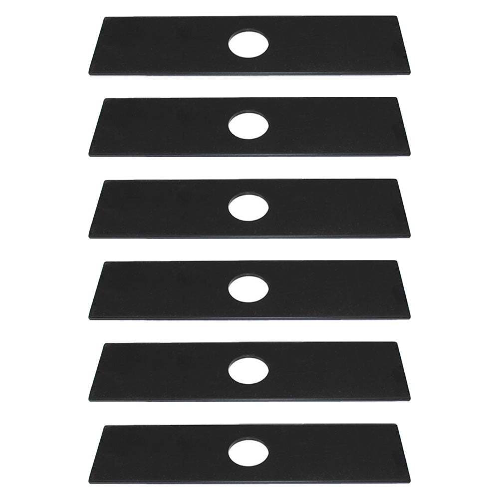 13940 Qty 6: 8" x 2" x 0.125" x 1" Edger Blade  Fits Universal Products