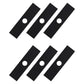 237001 Qty 6: 8" x 2" x 0.125" x 1" Edger Blade  Fits Green Machine