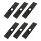 237001 Qty 6: 8" x 2" x 0.125" x 1" Edger Blade  Fits Green Machine