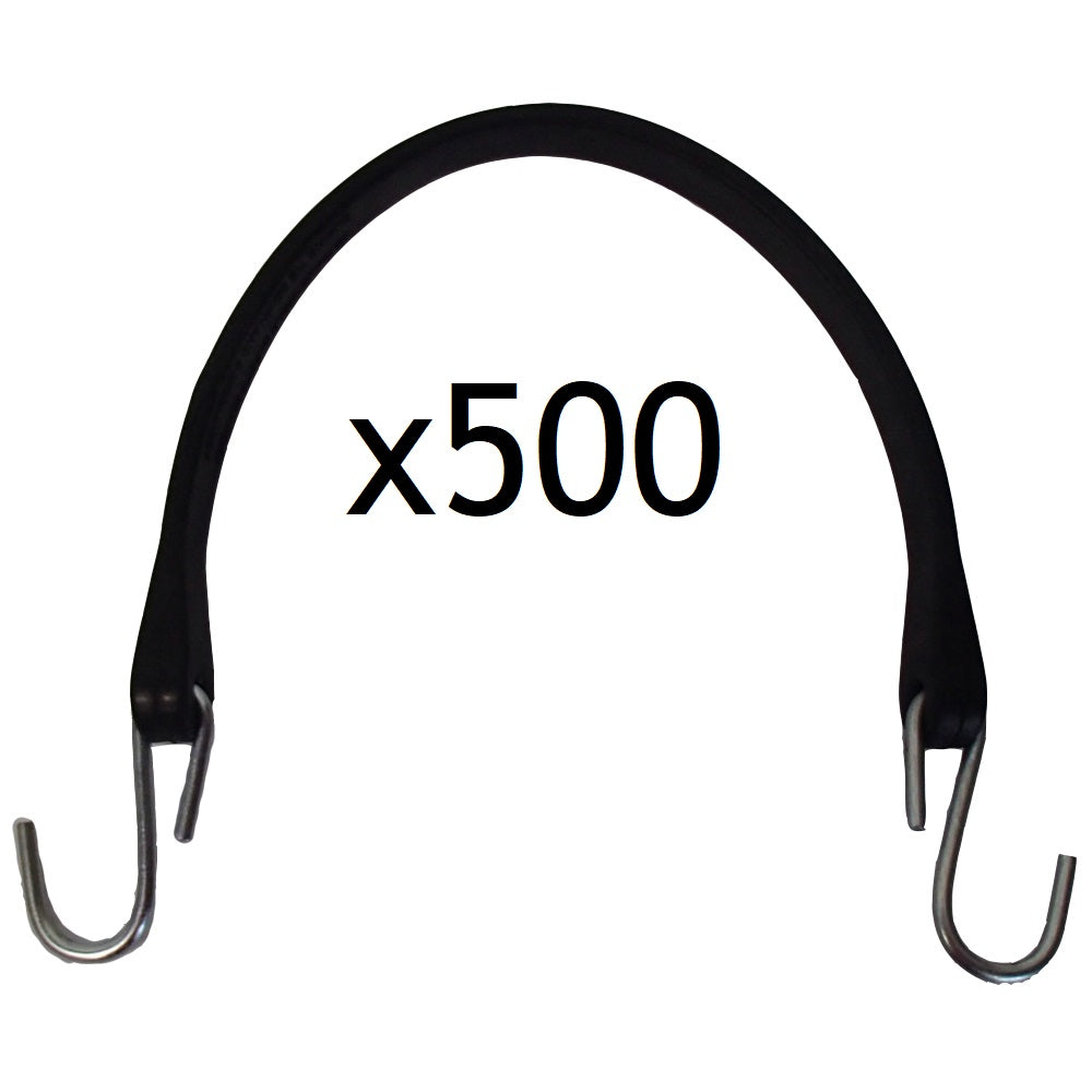 8001013 Qty 500: 15" Bungee Strap Fits Universal Products