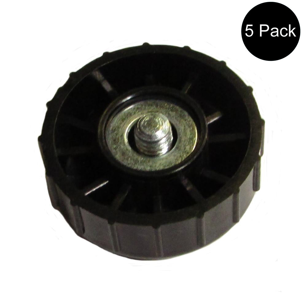 Qty 5: Solid Trimmer Head Bump Knob Fits Yard Machine Replaces 153066