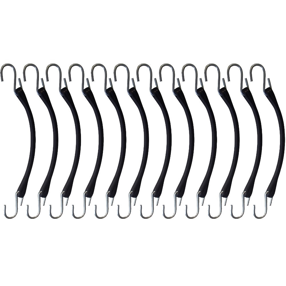 8001012 Qty 12: 9" Bungee Strap Fits Universal Products