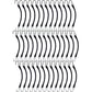 (50) Heavy Duty Natural Rubber 9" Bungee Cords Truck Trailer Tarp Tie-Downs