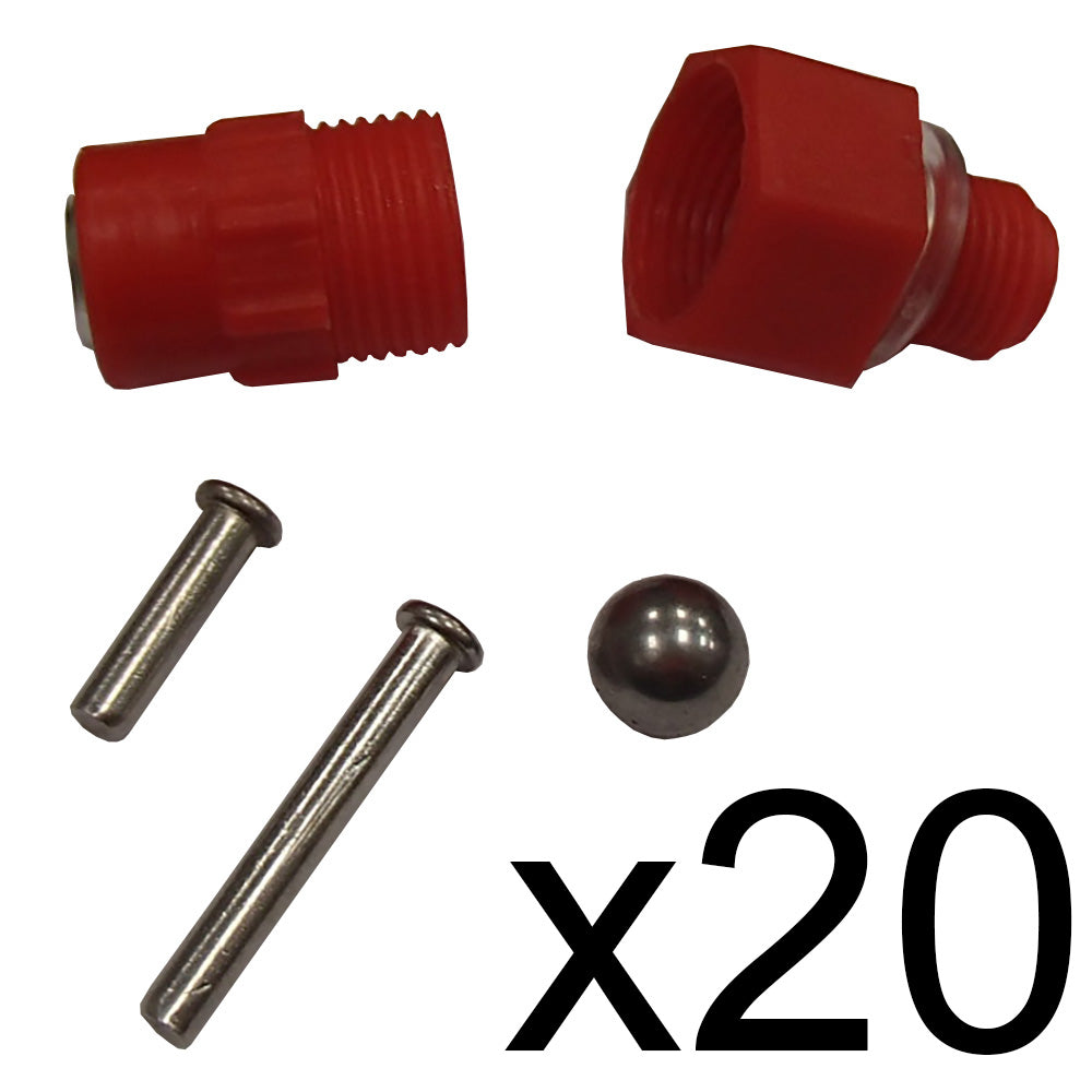 SPN-1 Qty 20: Screw-in Water Nipple Drinker Fits Universal Products