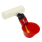 Automatic Drinker Cup w/ PVC Fitting Fits Universal Products