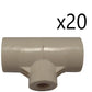 12F Qty 20: Water Drinker PVC Fitting Fits Universal Products
