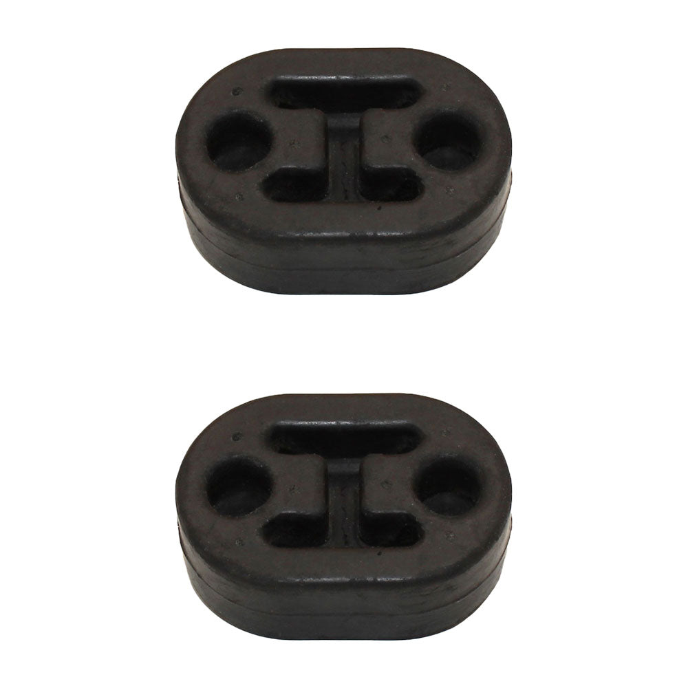 100400 Qty 2: Rubber Exhaust Insulator Fits Universal Products