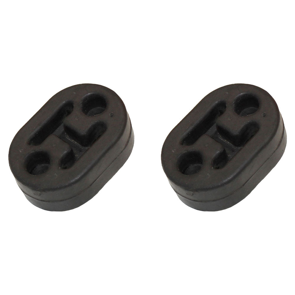 100400 Qty 2: Rubber Exhaust Insulator Fits Universal Products
