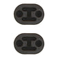 Qty 2: Rubber Exhaust Insulator Fits Universal Products Replaces 100400