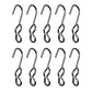 Ten New S-J Style End Hooks For Tarping & Tie-Down Applications Non Slip Design