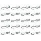 (20) SJ Hooks for Cargo Control Storage Rubber Rope Shock Cord Tarp Hook RRH-100