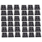 (36) Anti-Vibration Pads - Heavy Duty All Rubber Isolation Pads - 2" x 2" x 3/4"