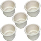 OTK20-0460_x2-KIT Qty 5: White Plastic Cup Holder
 Fits Universal Products