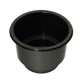 Single Black Plastic Cup Holder Large Size Jumbo Truck RV Boat Car Inserts