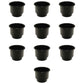 Qty 10: Black Plastic Cup Holder (Jumbo) Fits Universal Products