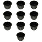 Qty 10: Black Plastic Cup Holder (Jumbo) Fits Universal Products