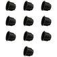 Qty 10: Black Plastic Cup Holder (Jumbo) Fits Universal Products