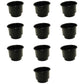 Qty 10: Black Plastic Cup Holder (Jumbo) Fits Universal Products
