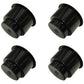 Qty 4: Black Plastic Cup Holder (Jumbo) Fits Universal Products