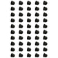 Qty 50: Black Plastic Cup Holder (Jumbo) Fits Universal Products