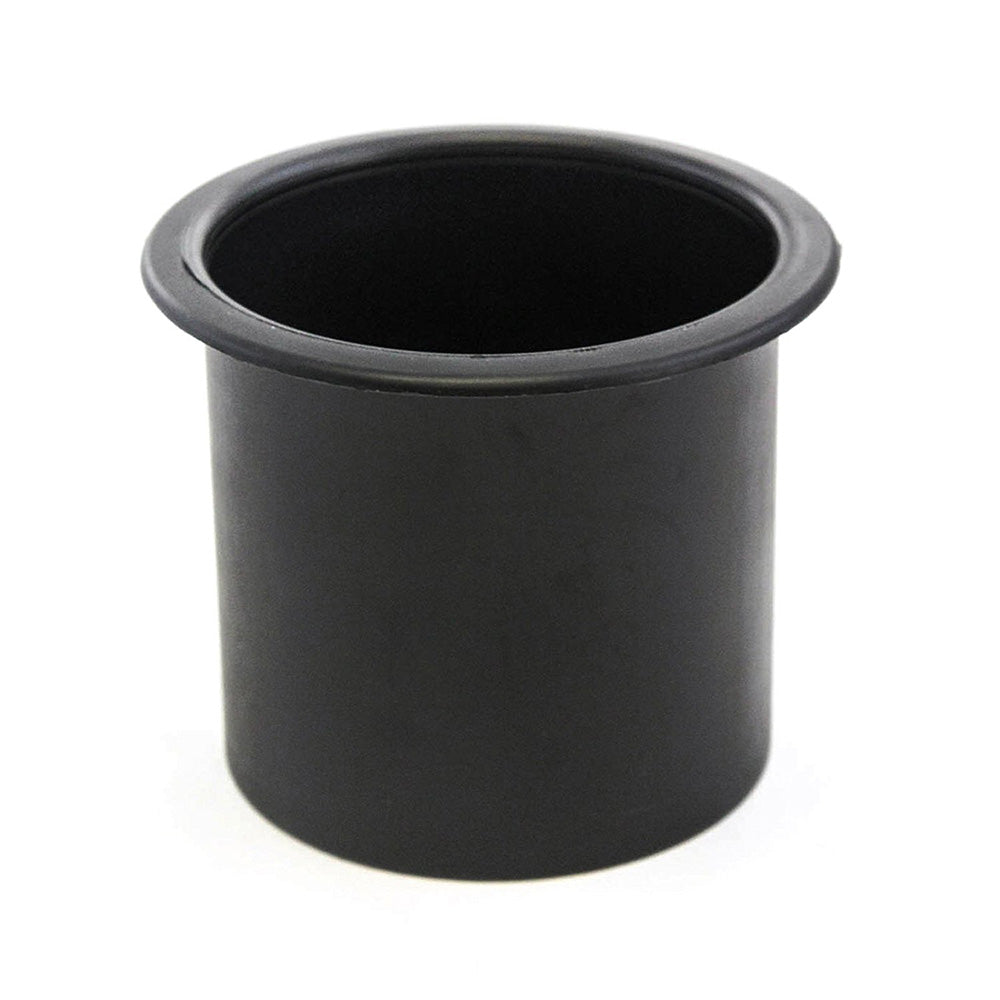 Plastic Single Jumbo 3 5/8 Black Cup Holder Boat Car Truck Van Golf Cart