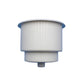 Cup Holder, White Plastic w/ Drain Hole Fits Universal Products