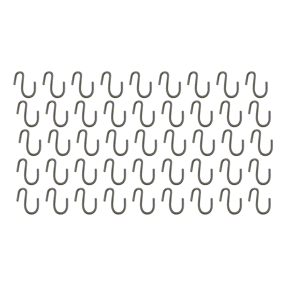 Pack of 50 Tarp Strap S Hooks Poly Shade Nursery Hanging Plant Flower Pot Hook