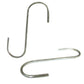 (100) 5" Steel S-Hooks For Various Household and Yard & Garden Applications